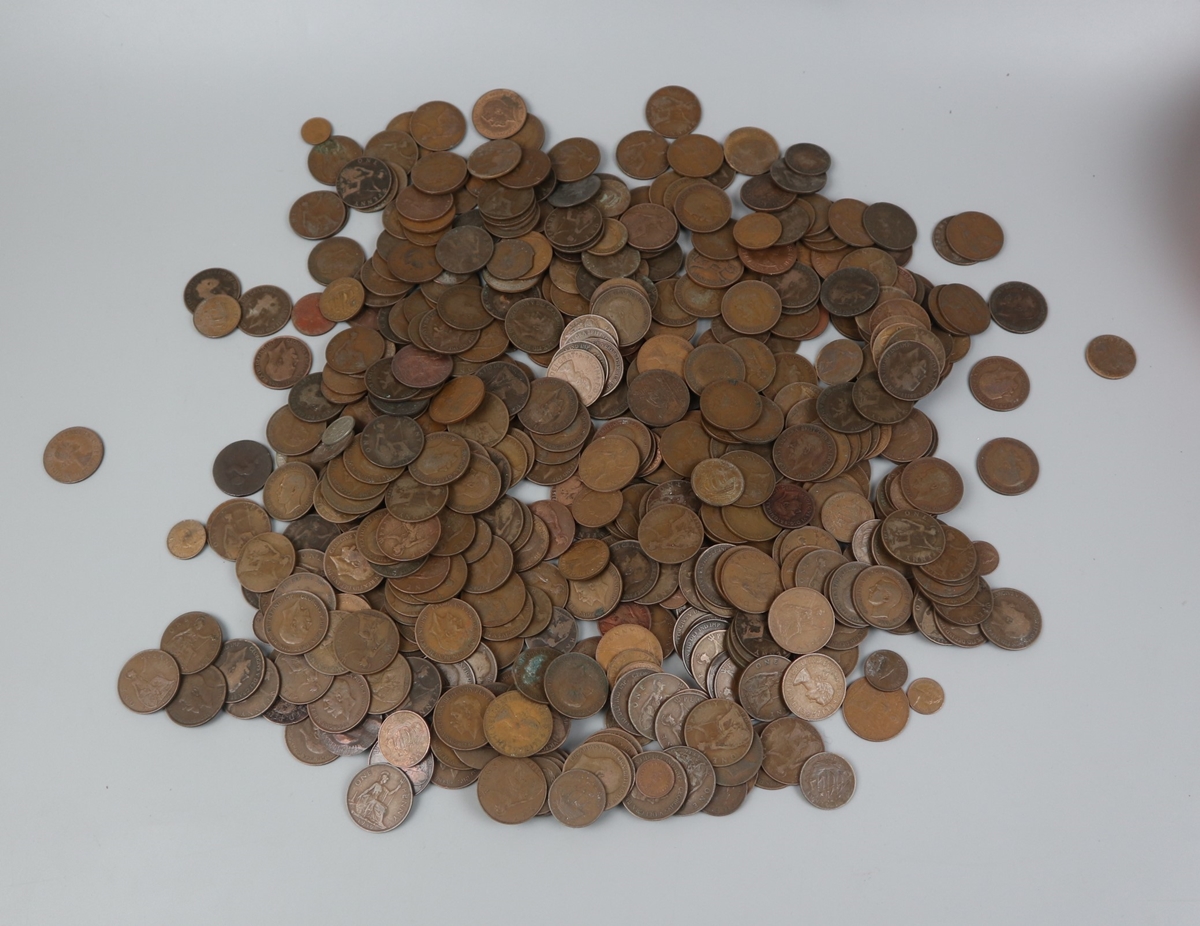 Large collection of pennies