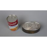 Hallmarked silver topped trinket box - Birmingham 1990