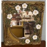 Large old design ornate wall mirror