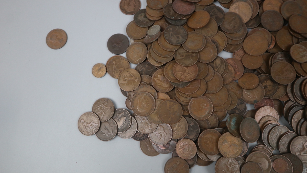 Large collection of pennies - Bild 5 aus 5