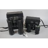 2 sets of binoculars