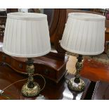 Pair of bedside table lamps