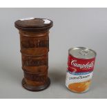 Antique treen spice container A/F