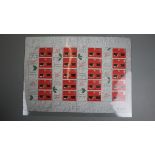 Stamps - GB 2000 Christmas 19p sheet u/m