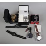 Collection of men's watches