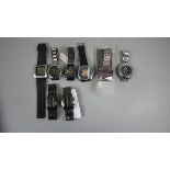 Collection of men's watches