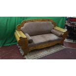 Antique Viennese Biedermeier sofa - Length 215cm