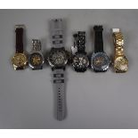 Collection of men's watches