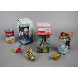 Collection of tin plate toys