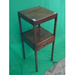 Mahogany 2 tier night stand