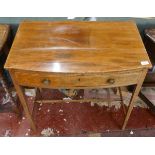 Small antique side table - Approx size W: 73cm D: 44cm H: 74cm