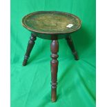 Antique tripod stool