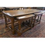 Ercol nest of 3 tables