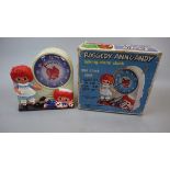 Raggady Ann and Andy alarm clock in original box