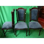 Set of 3 dining chairs