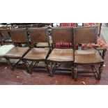 Set of 4 dining chairs