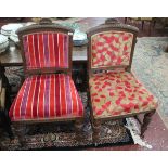 Pair of oak framed chairs