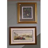 Signed L/E print - Weymouth Key together with another