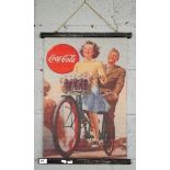 Coca Cola advertising canvas