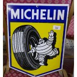 Original enamel sign - Michelin Tires 1962