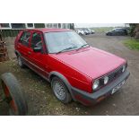 1990 G reg Volkswagen Golf Gti 8v 5 door barn find, unmolested rust free example