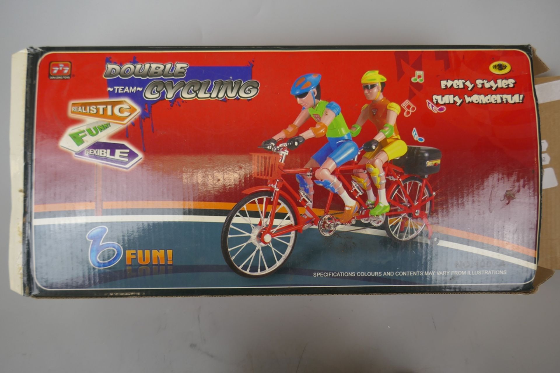 Unusual musical tandem bicycle in original box - Image 2 of 2