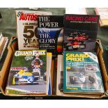 Collection of motor racing books