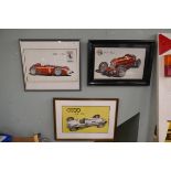 3 automotive prints