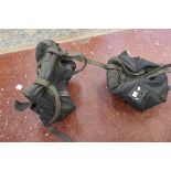 Pair of Harley Davidson motorcycle pannier bags