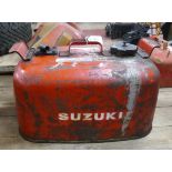 Vintage Suzuki fuel can