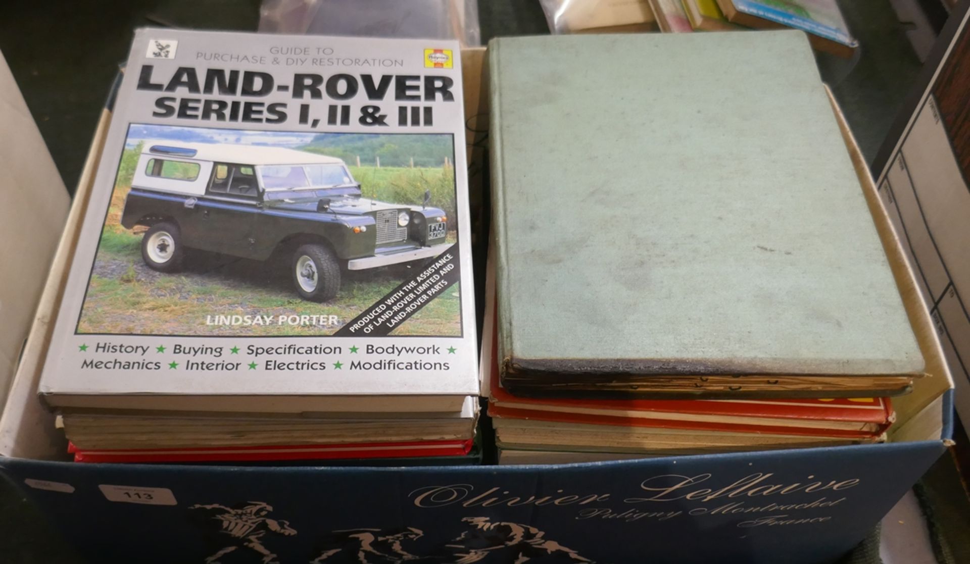 Collection of motoring books