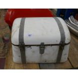 1960's Craven glass fibre motorcycle top box