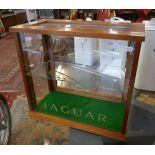 Counter top display cabinet marked Jaguar
