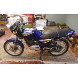 1999 T reg Suzuki GS 125cc motorcycle with 9000 miles on the clock, no MOT