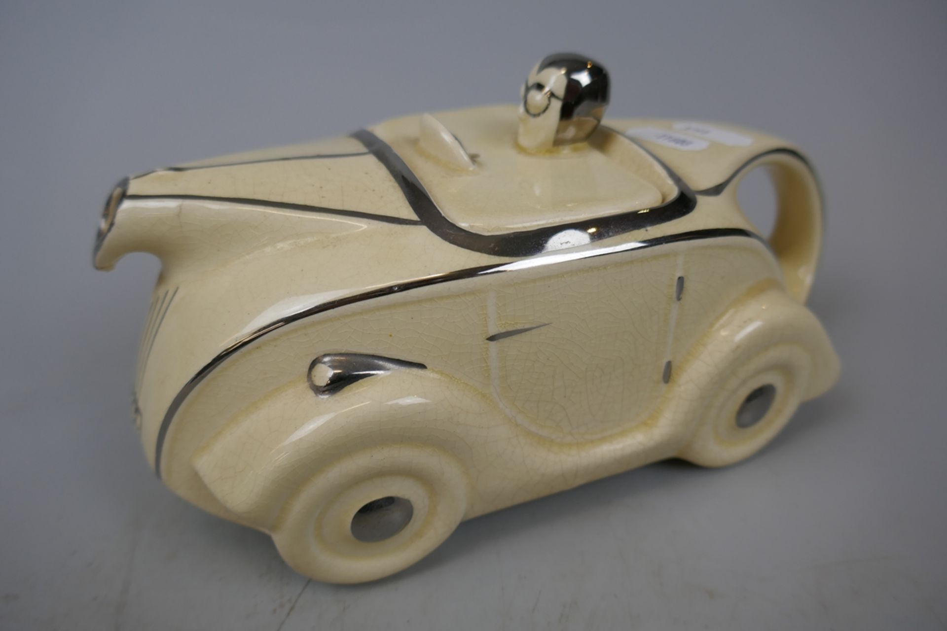 1930's racing car teapot by Sadlers