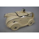 1930's racing car teapot by Sadlers