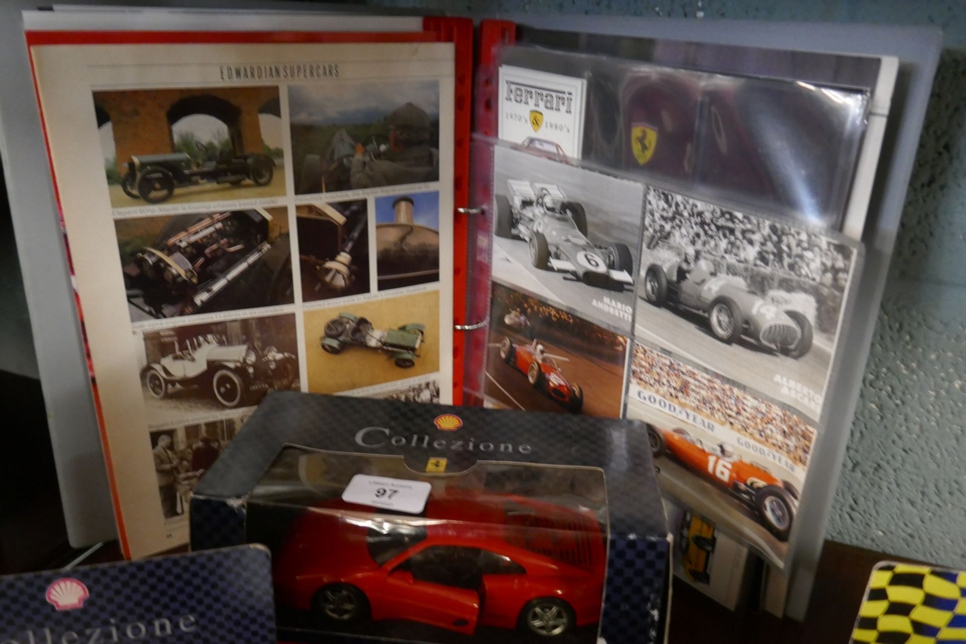 Collection of Ferrari models in original boxes together with folder - Image 4 of 4