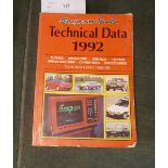 Snap-On Technical Data manual 1992