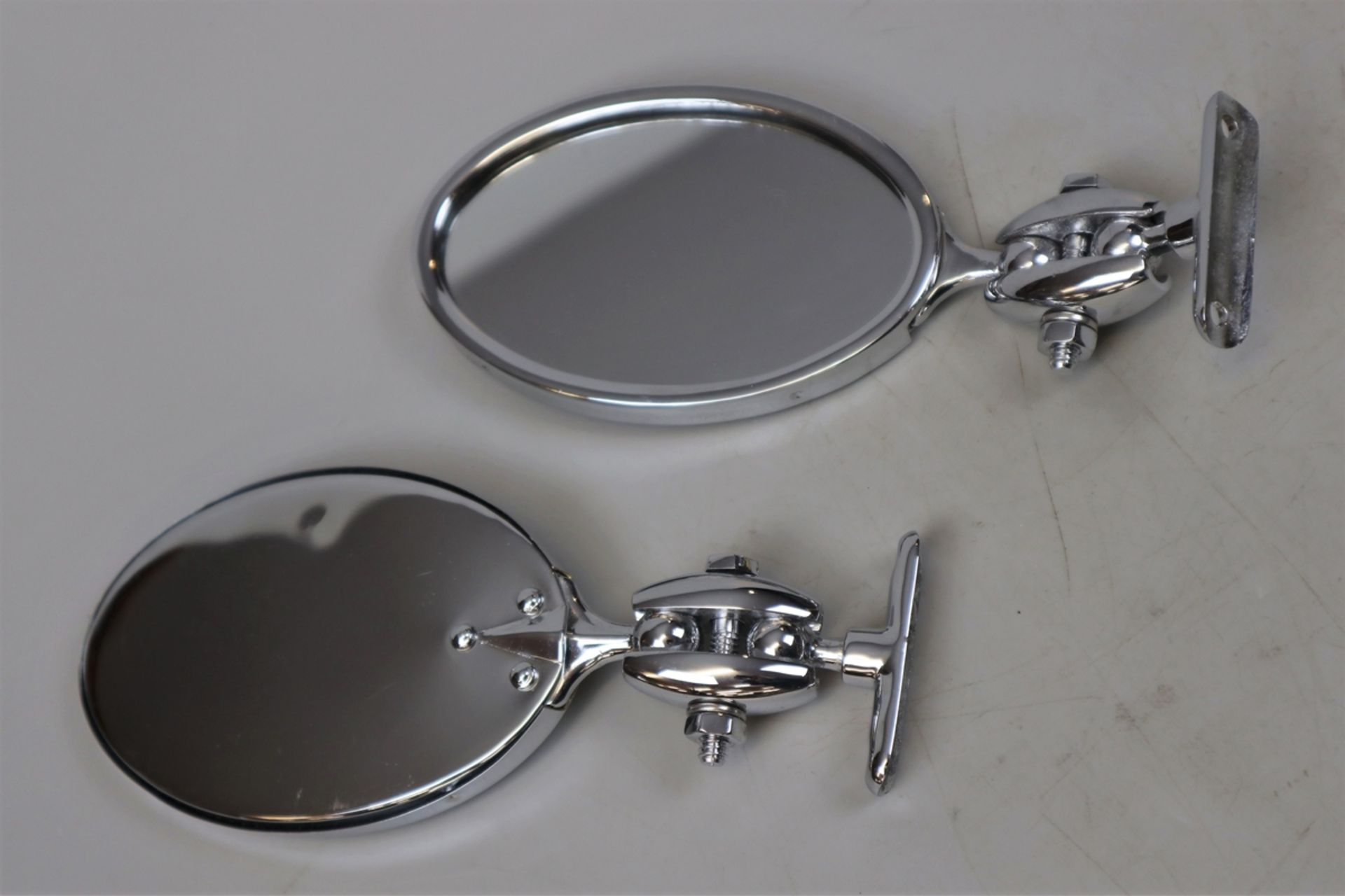 Pair of vintage car door mirrors