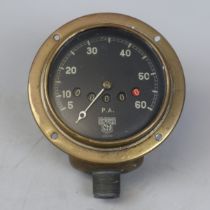 1920's brass Smiths speedometer