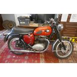 1965 BSA A65 650cc twin vintage motorcycle