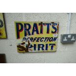 Pratts Perfection Spirit reproduction metal sign