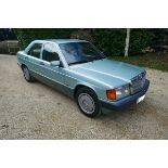 1992 K reg Mercedes Benz 190E 2.0 with just 43000 miles from new owned by Stella McCartney. Lovingly