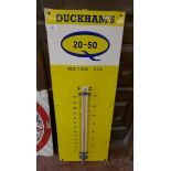 Original Duckham's Motor Oil wall thermometer