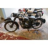 1948 BSA C11 hardtail telescopic forks overhead valve 250cc completely rebuilt by motorcycle