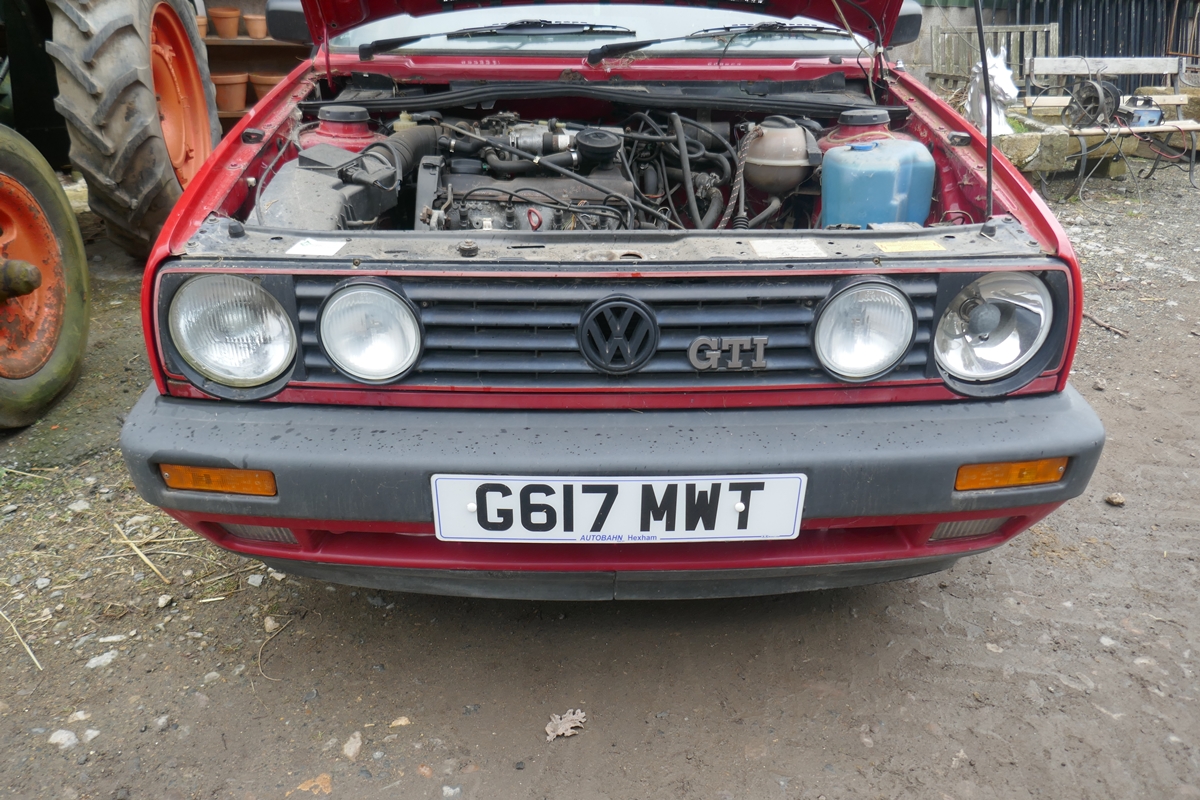 1990 G reg Volkswagen Golf Gti 8v 5 door barn find, unmolested rust free example - Image 6 of 14