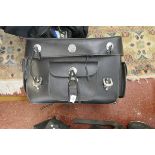 Leather motorcycle pannier bag by Guest