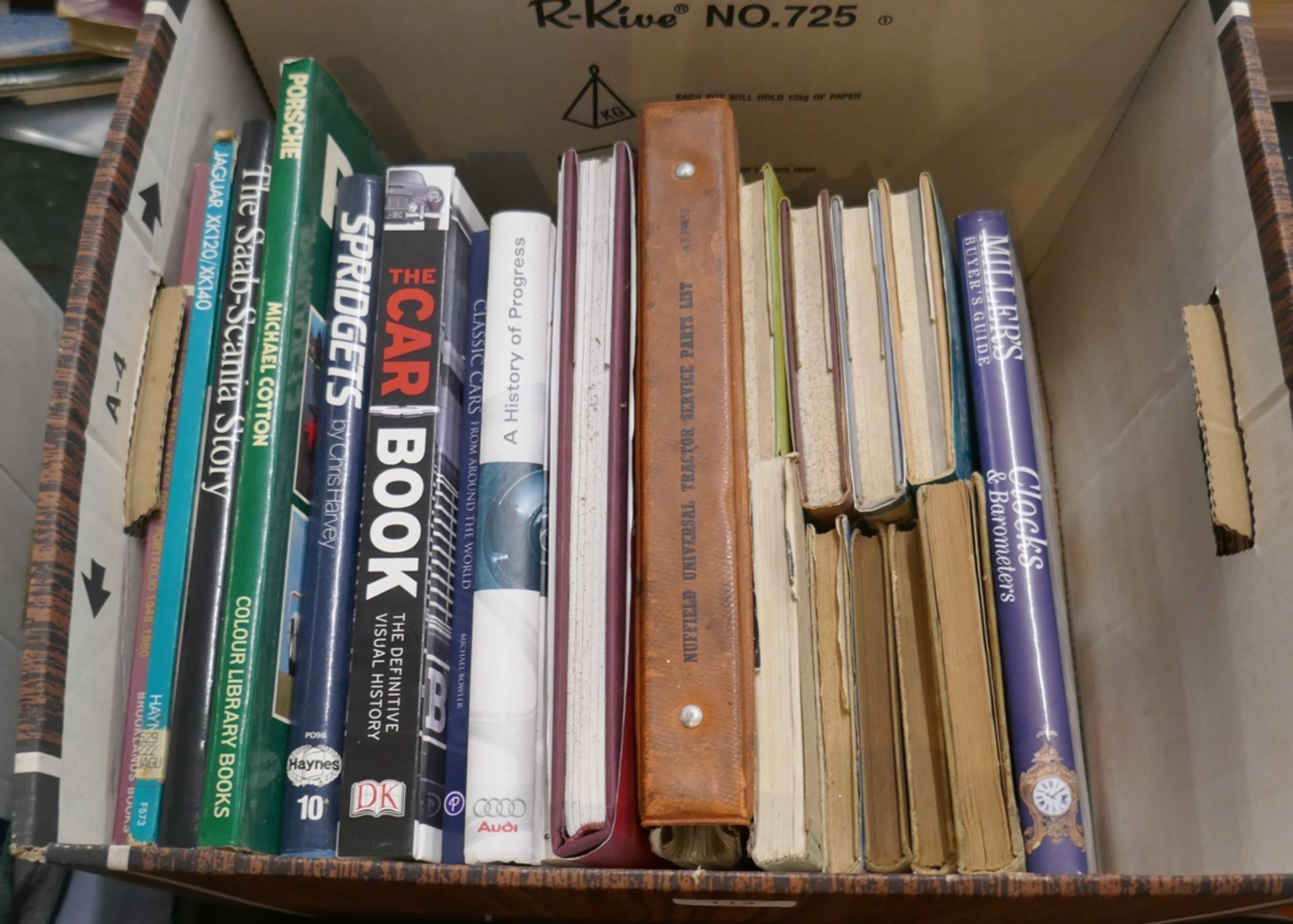 Collection of motoring books