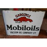 Original enamel sign - Gargoyle Mobiloils