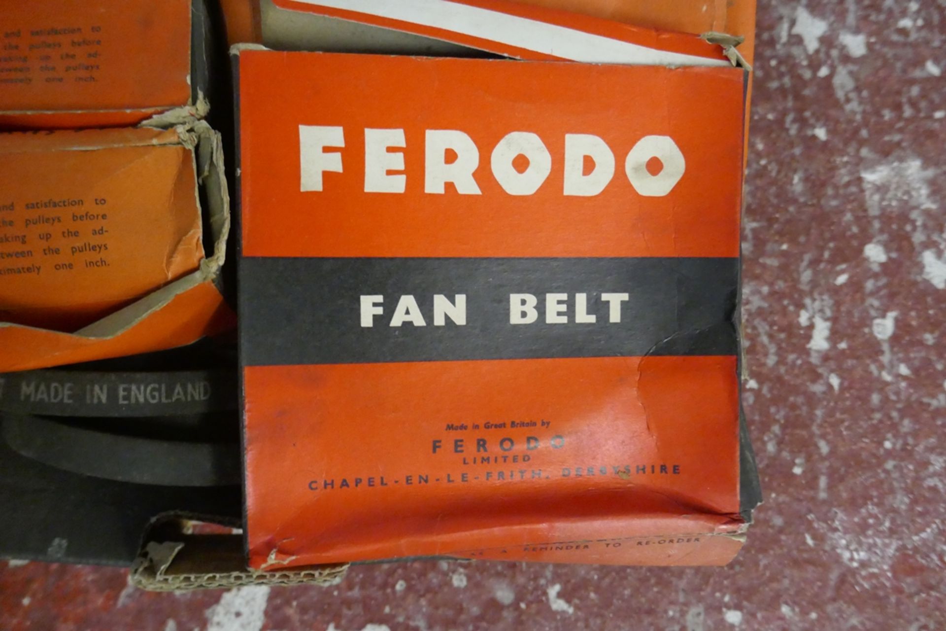 Large collection of new old stock Ferodo fan belts - Image 2 of 4
